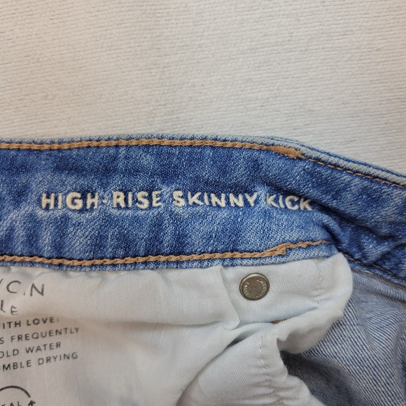 American Eagle Jeans Womens 20 Short Skinny Kick Bootcut High Rise Stretch Denim - Picture 6 of 11